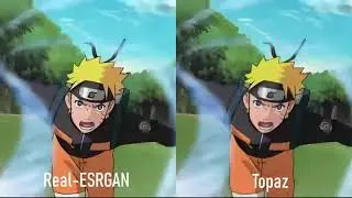 Real-ESRGAN VS Topaz VEAI Comparison