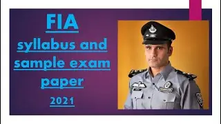 FIA / Syllabus And Sample Paper / MCQs / 2021