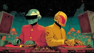 Daft Punk Datawave Seduction 🍄🤖 | Chill French House, Future Funk, Disco, Electronic Playlist