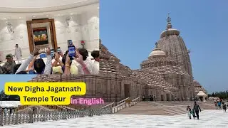 New Jagannath Temple insight Tour 🏍️🌊 Trip in #digha  via odisha puri route