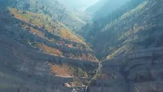Bridal Veil Falls Drone Footage 4x
