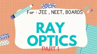 RAY OPTICS (Part I) |Physics| Short Notes | JEE MAINS/ADVANCED | NEET | Class 12th |#JEE/#Neet