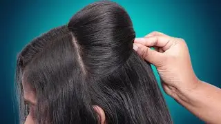 Beautiful & Simple Hairstyle for Beginners | puff Loose Hair Hairstyle | party Hairstyles thin hair