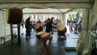 Concert de Taiko avec Paris Taïko Ensemble à Bordeaux, décembre 2022