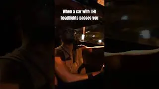 Driving @ night be like…