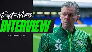 Post-Match Interview | Cotterill after FA Cup defeat to League One Stockport County