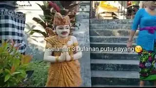 Acara 3bulanan  anaknya nengah mertayasa.