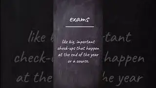 a test vs an exam  #shorts #english #ege