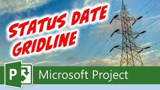 Display the Status Date Gridline