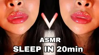 ASMR | Mouth sounds & lipgloss application & hand movements