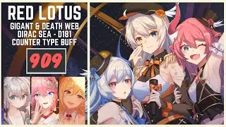 [Honkai Impact 3] Dirac Sea Abyss Red Lotus - D181 - Gigant & Death Web - Counter Type - 909 Pts