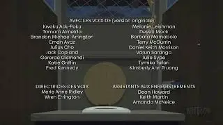 Total Drama Island (2023) credits (French)
