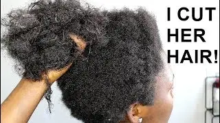 I CUT HER HAIR & MASTER GRIPPING THE ROOTS