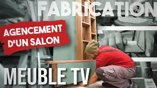 Meuble TV en chêne