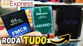 VALE A PENA? COMPREI O MX4SIO PARA O MEU PLAYSTATION 2 EM 2024 JÁ CONFIGURADO