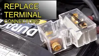 Changing battery terminal connectors