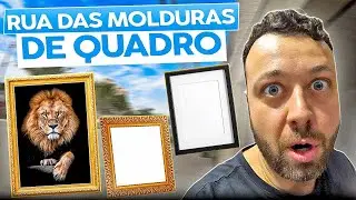 RUA CERTA para encontrar MOLDURAS, QUADROS e ESPELHOS BARATOS em SP?