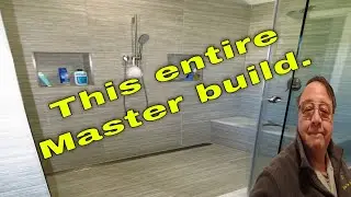 Start to finish  Schluter master bathroom Linear drain