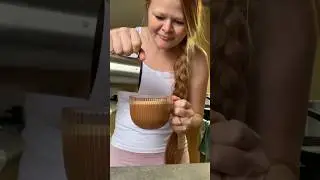 Latte art is hard #brownsugarlatte #latteart #shorts