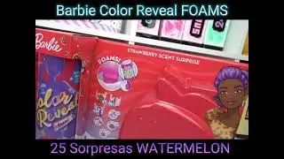 Barbie Color Reveal Foams Watermelon