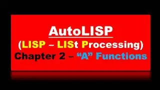 AutoLISP Tutorial | AutoLISP 