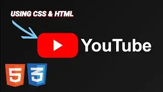 How to Create the YouTube Logo Using HTML & CSS (No JavaScript) (Play Button)