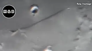 My Moon Footage Via Telescope | 4K |