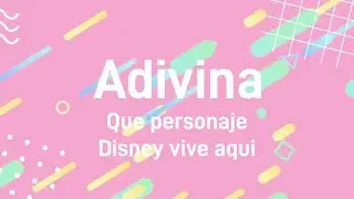 Adivina que personaje Disney vive aquí 🤔