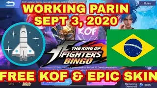 SHUTTLE VPN KOF MOBILE LEGEND | SEPT 3 WORKING PA | FREE KOF & EPIC SKIN