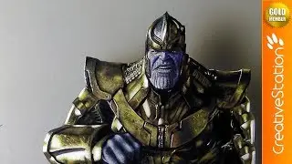 Thanos - 3D Speed Drawing | CreativeStation GM