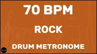 Rock | Drum Metronome Loop | 70 BPM