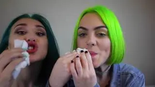 GIRLS Chapstick KISSING Challenge