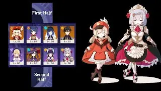 Klee x Noelle - 2.8 Spiral Abyss Floor 12 (9 STARS) Genshin Impact (PS5)