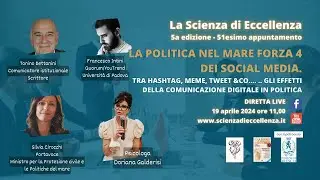 La politica nel mare forza 4 dei social Media.