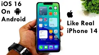 iOS 16 On Android Like official iPhone | Convert Android To iOS 16 | Complete Setup