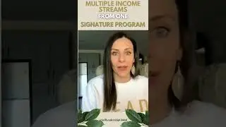Multiple Income Streams From ONE Signature Program #shorts