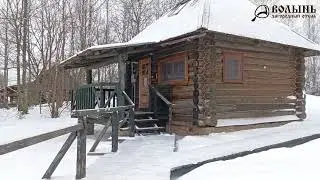 Сказочная атмосфера зимой в Загородном отеле "Волынь".