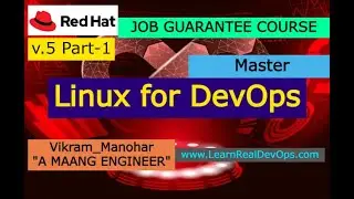 Linux for DevOps (RedHat) || Video-5 || Part-1 || LearnRealDevops.com