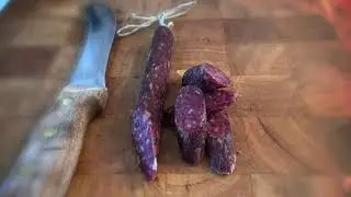 wild salami, salami van gans