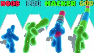 Blob Stack 3D NOOB VS PRO VS HACKER VS GOD (New Update)
