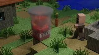 minecraft animation tnt (blender)