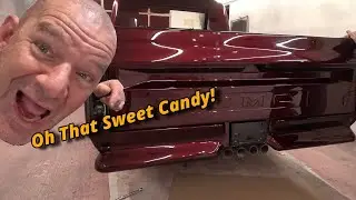 Over the Fender Garage EP84 The 67 C10's Sweet Candy Paint Job came out killer!