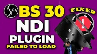🆕 OBS Studio v30 NDI Not Showing "FIXED" | Install This Instead!