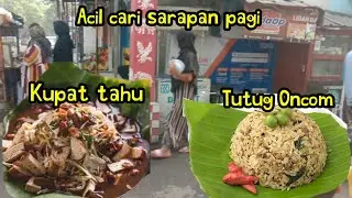 Beli nasi tutug oncom dan kupat tahu@asgarcil