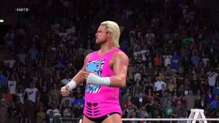 WWE 2K15 MITB + curb stomp on ladder