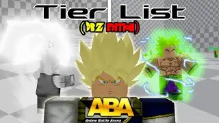 WHOS the BEST DBZ Character in ABA | ABA DBZ Tierlist