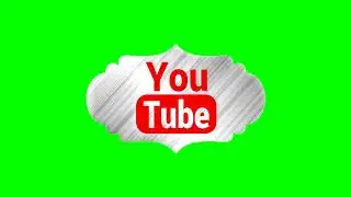 Green Screen - Logo Youtube 3D