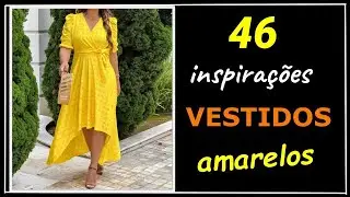 [ Vestidos Amarelos ]  46 Inspirações de Looks que Você Vai Amar | Vestidos Amarelos em Alta ❤