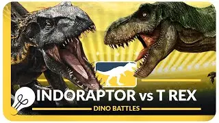 Indoraptor vs T Rex - Dino Battles