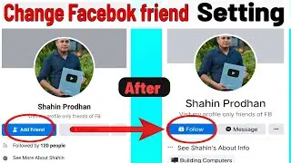 Facebook follower setting | | How to set Follow button on facebook | 2023